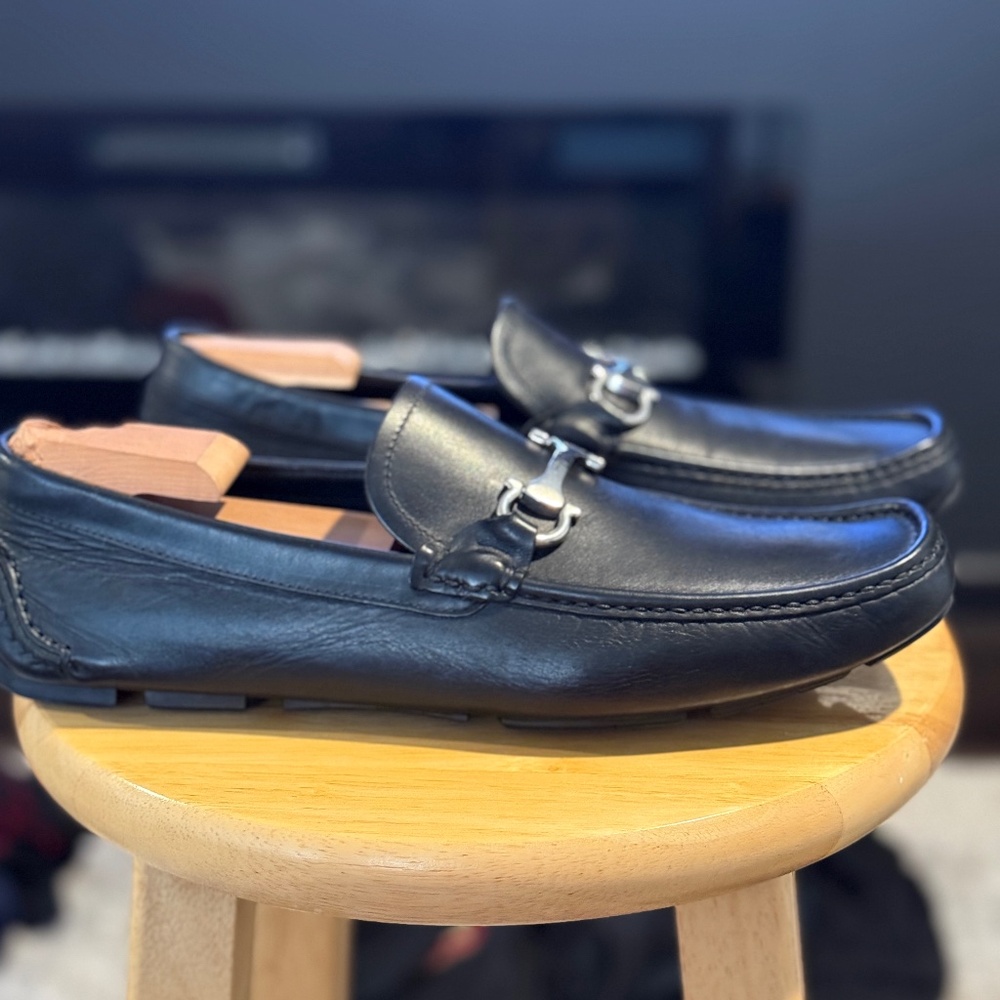 Salvatore Ferragamo Double Gancio Bit Driving Shoe Size 11